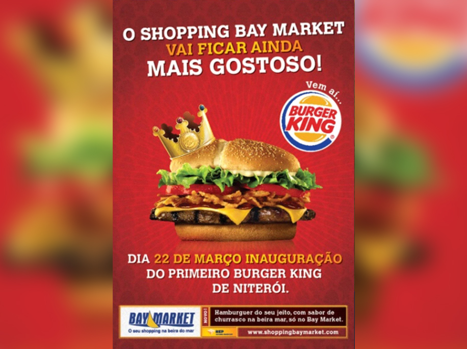 via carioca flyer bay market burguer king