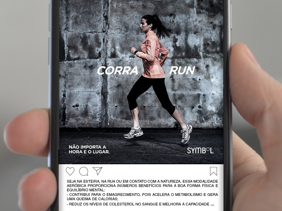 via carioca post instagram symbol corrida